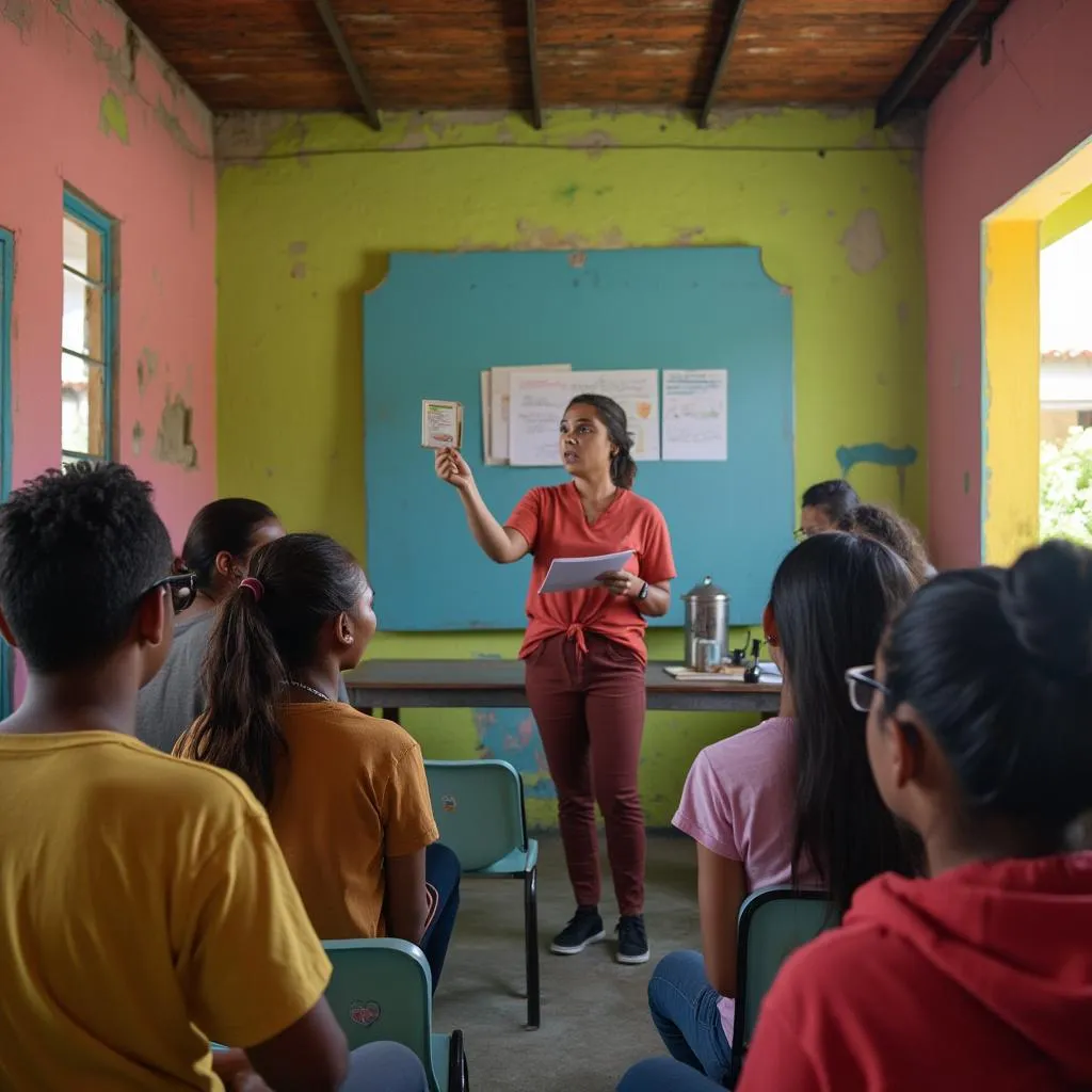 Palestra em comunidade